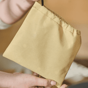 Dreieckige Leder-Glasuntersetzer im 6er-Set, Duo in Beige und Braun