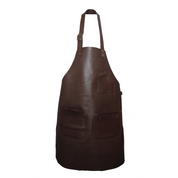 Premium apron No. 91 in Chestnut, quality leather