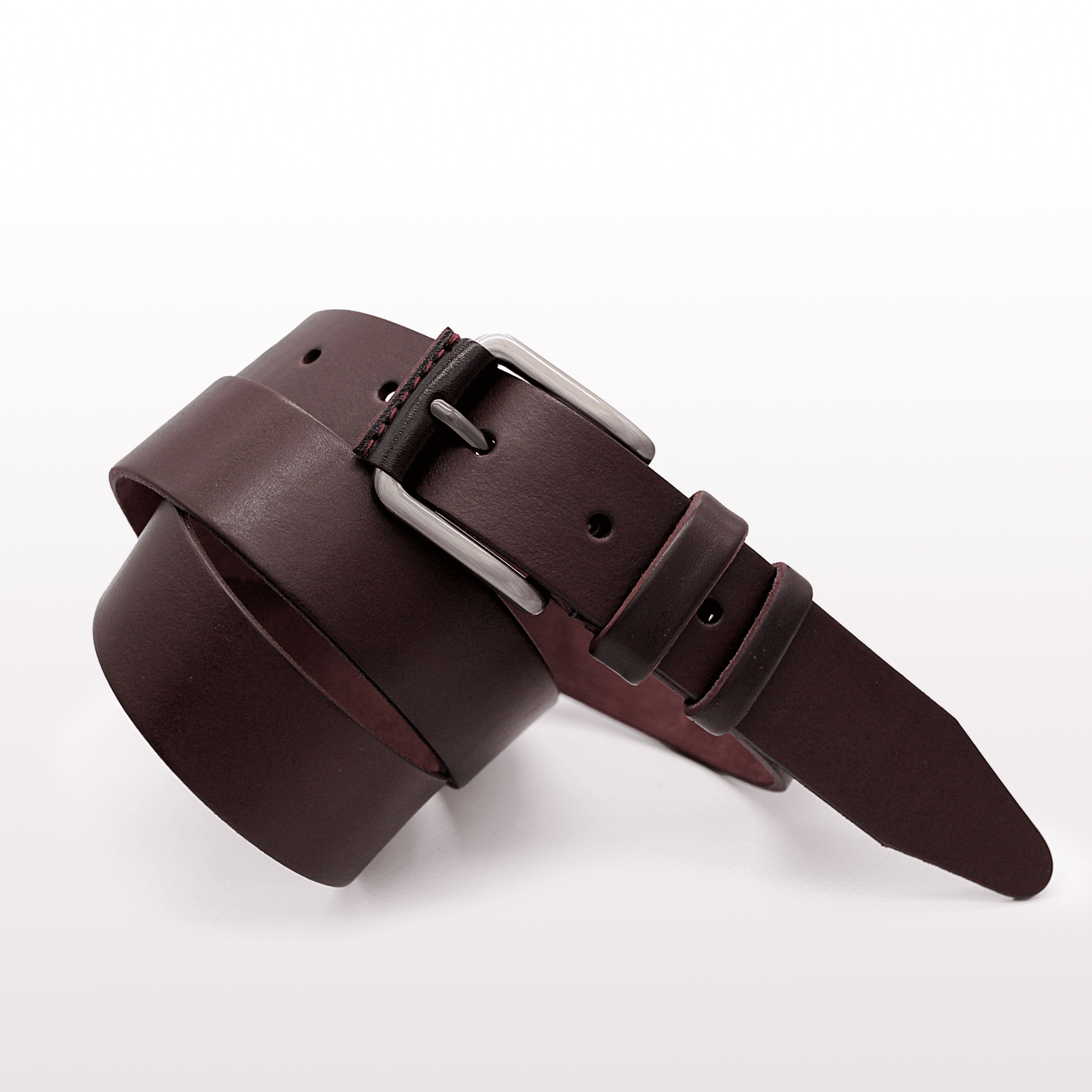 Handmade leather belt no. 19