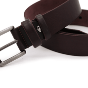 Handmade leather belt no. 19