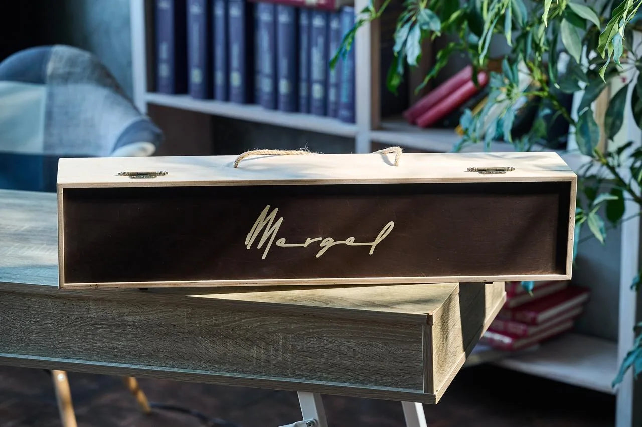 Grillschürze Nr.63 in Dark Ostrich - hochwertiges Leder